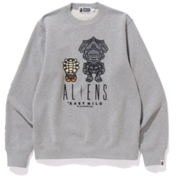 Bape Other - BAPE x ALIEN - Baby Milo & Alien Queen Pullover